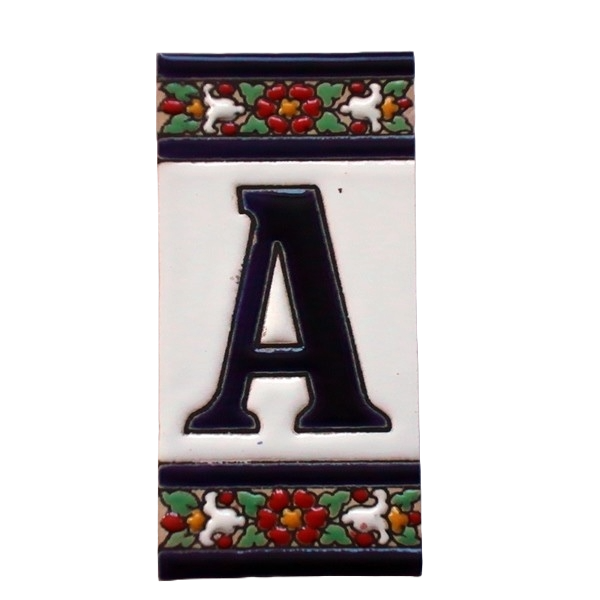 A Цифри и букви 5,5 x 11 см